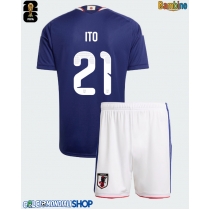 Maglie da calcio Giappone Hiroki Ito #21 Prima Maglia Bambino Mondiali 2026  Manica Corta + Pantaloni corti)